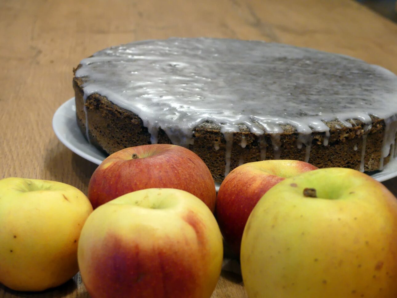 Mohn-Apfel-Kuchen - Leben in Balance